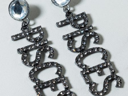 PISCES RHINESTONE EARRINGS Online