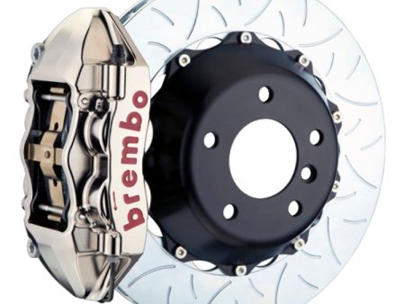 Brembo 00-03 Z8 (E52) Rear GTR BBK 4 Piston Billet345x28 2pc Rotor Slotted Type-3- Nickel Plated Discount