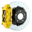 Brembo 06-09 997.1 GT3 GT3RS (Excl PCCB) Rr GT BBK 4Pis Cast 380x28 2pc Rtr Slot Type3-Yellow Discount