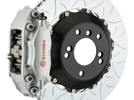 Brembo 01-02 Viper RT-10 Rear GT BBK 4 Piston Cast 345x28 2pc Rotor Slotted Type3-Silver Fashion