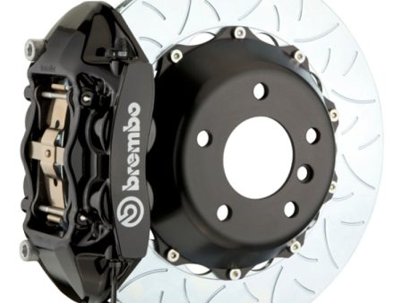 Brembo 01-04 996 C4S Rear GT BBK 4 Piston Cast 380x28 2pc Rotor Slotted Type3-Black Online